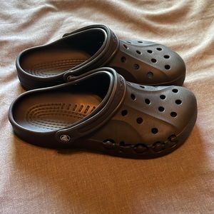 Navy crocs size 9